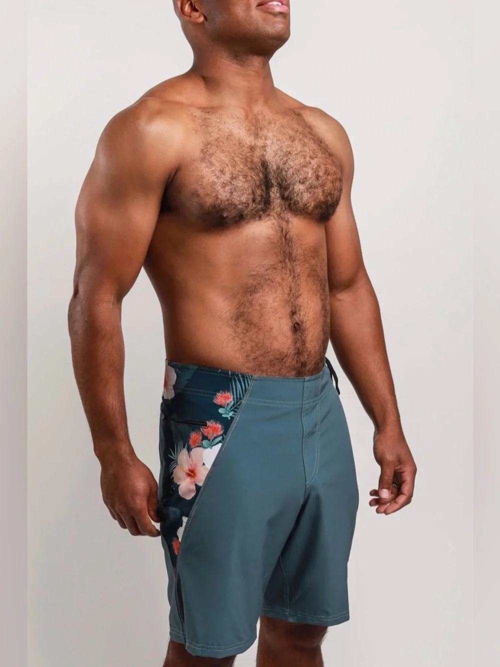 Men's Punalu'u Recycled Board Shorts - 'Ohi'a Storm Gray